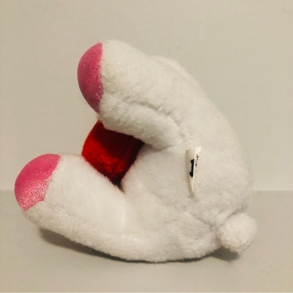 RUSS Bear Holding Heart Teddy Plush Valentines Stuffed Animal Pink - Picture 7 of 9